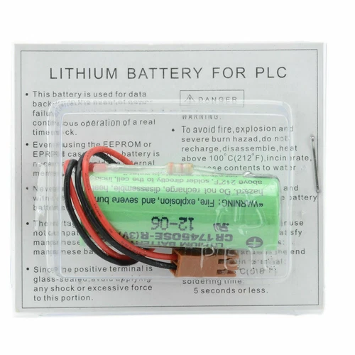 CR17450SE-R 3V 2500mah Akumulator PLC do systemu CNC FANUC A98L-0031-0012 + wtyczka DE - Zdjęcie 9 z 16