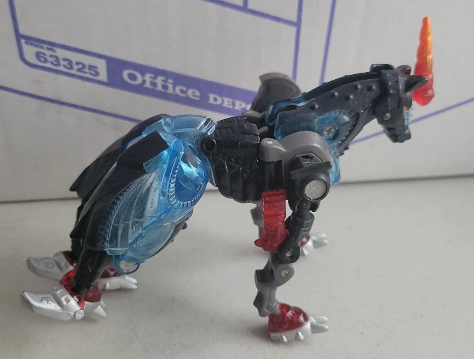 BATTLE UNICORN TRANSFORMERS BEAST MACHINES HASBRO LOOSE INCOMPLETE FIGURE! L2 - Image 3 of 4