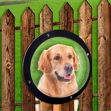 1Pack Pet Fence Covers Durable Acrylic Dome Pet Dog Peek Window For Cats Dogs
