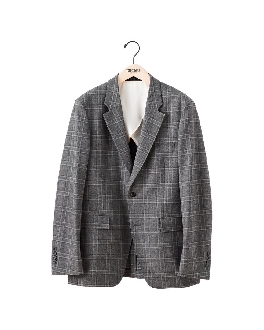 Пиджак мужской из полушерстяной ткани Todd Snyder 40L 18790₽