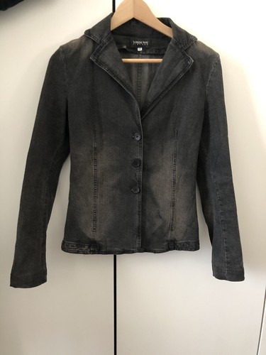 Giacca di jeans Patrizia Pepe Donna. Tg.42. Nero con Sfumature Grigie.Come  Nuova | eBay