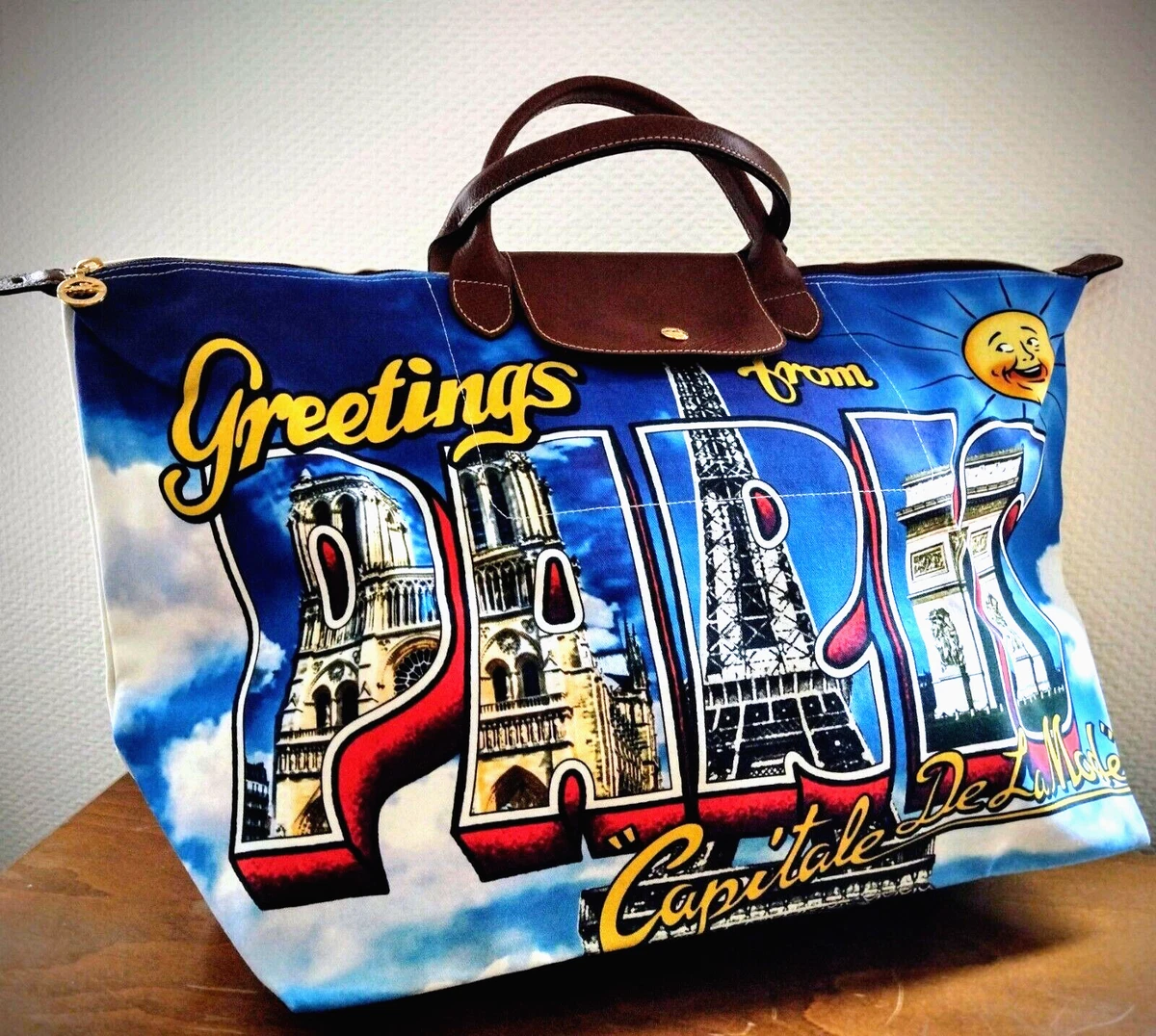 Longchamp bag with hotsell eiffel tower design