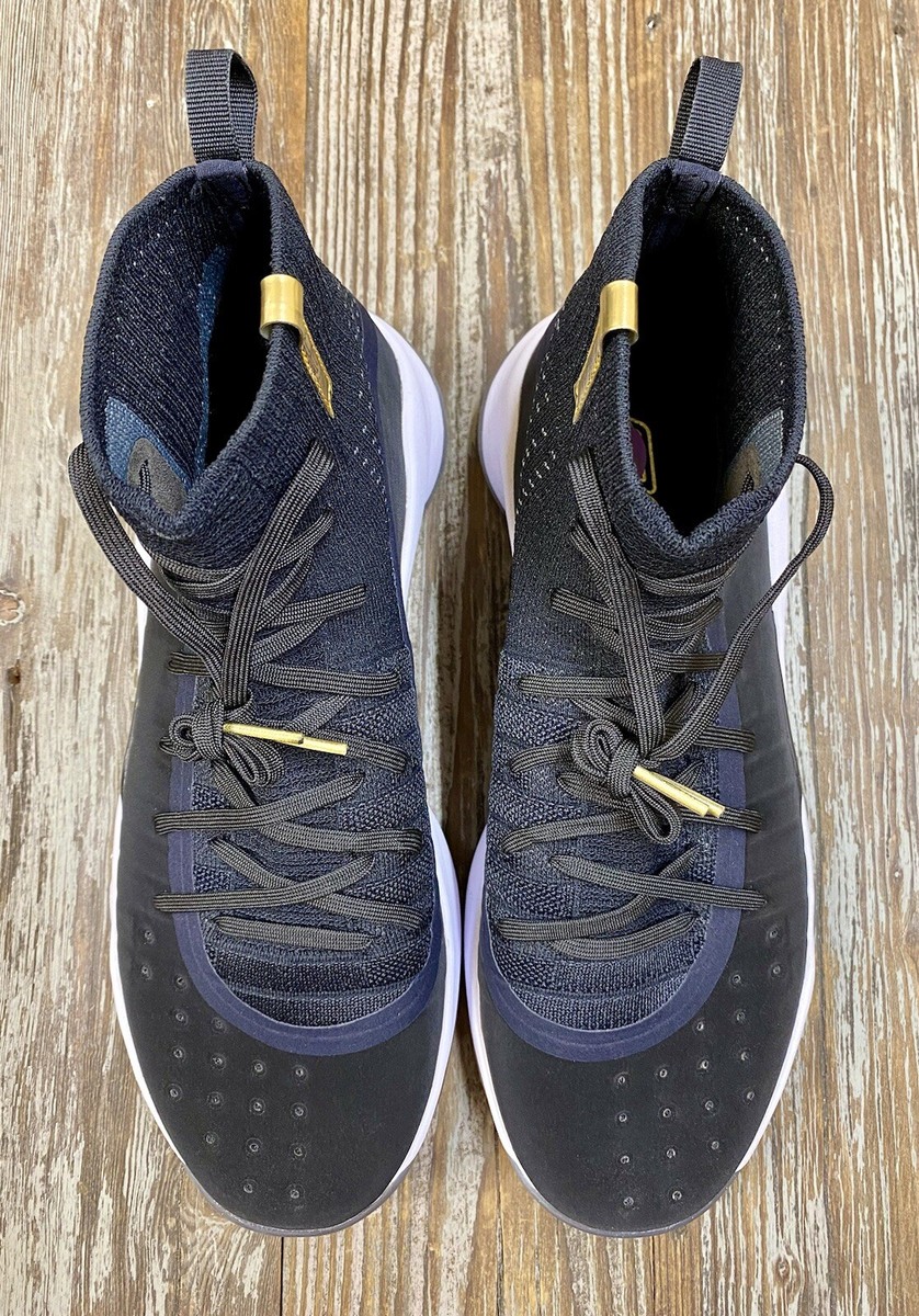 Under Armour Curry 4 More Dimes Black Basketball Sneakers 1298306