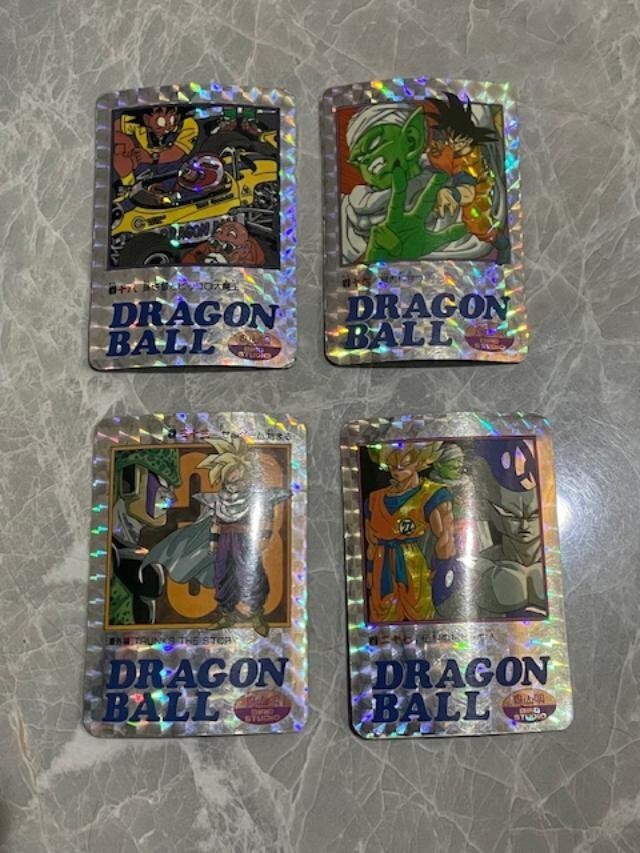 Vintage 11 pcs Dragon Ball DBZ akira toriyama bird studio hologram