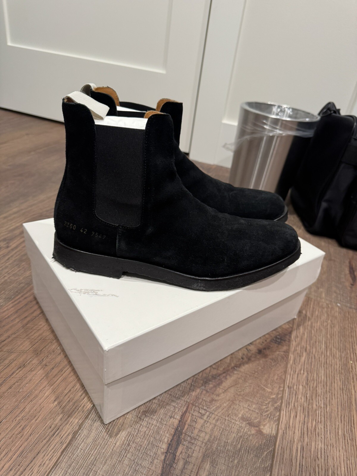 EXCELLENT CONDITION Common Projects Black Suede C… - image 3