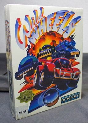 Wild Wheels NEU für Amiga von Ocean Commodore Amiga 1991 Komplett in OVP