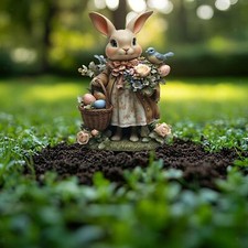 Bunny Garden Stake Outdoor Decoration Decorative Multifunctional Gardening Gift