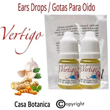 2 pcs EAR DROPS VERTIGO 100% gotas de oído