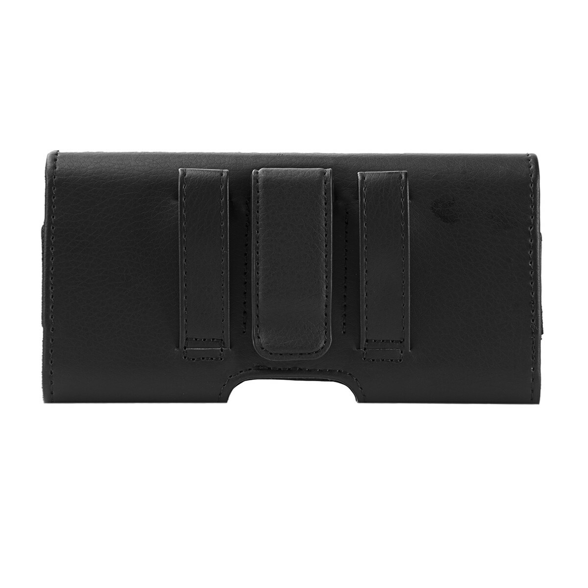 PU Leather Horizontal Carrying Pouch Phone Case Belt Clip Holster For