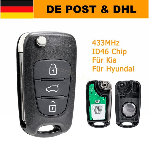 2x 3Tasten Ricambio Chiave Tastiera Gomma Per Hyundai & Kia I10 - Foto 7