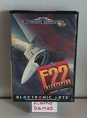 Sega Mega Drive  EA Air Force F22 Interceptor  MegaDrive | OVP+Anl. | PAL C1557