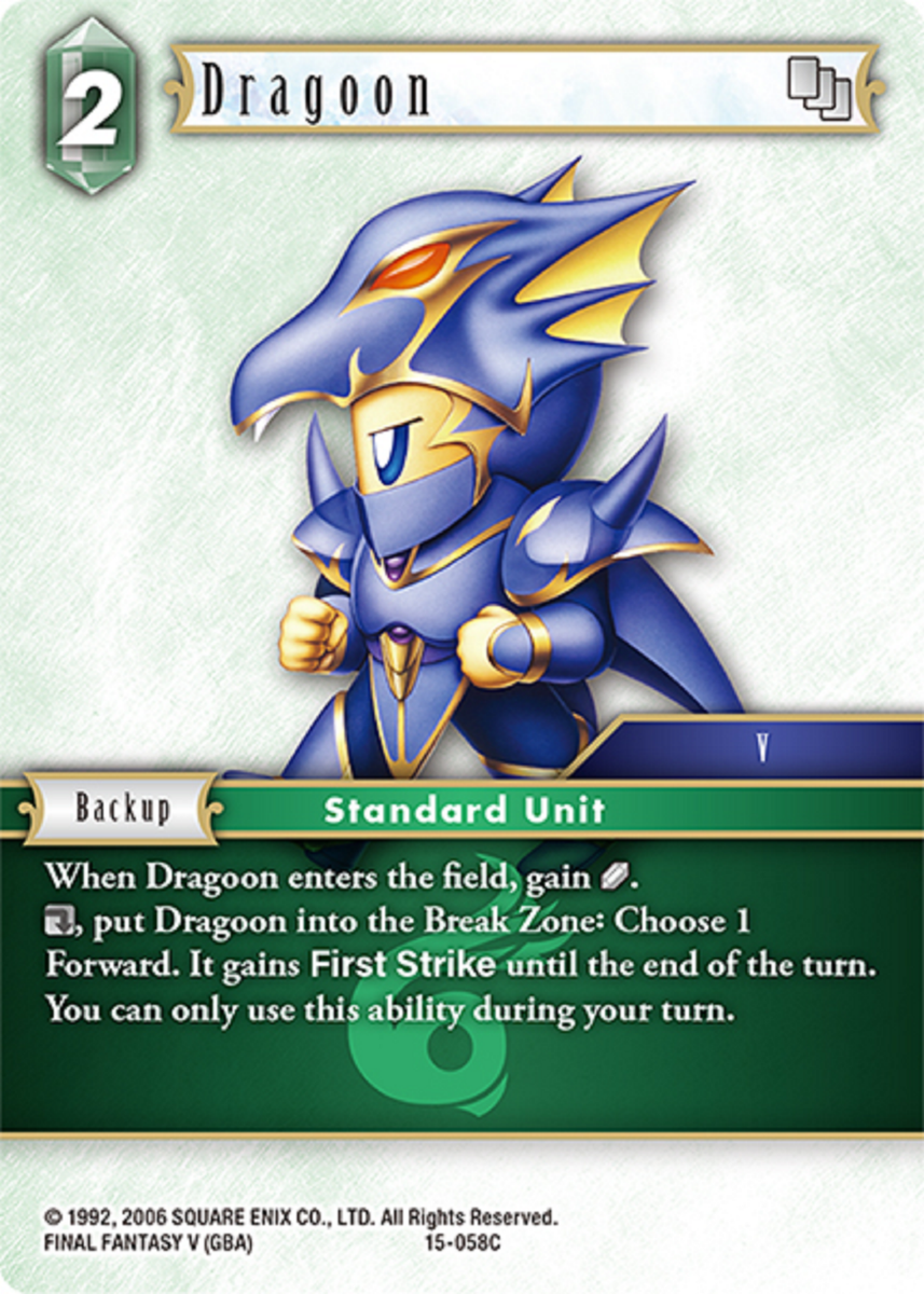 Dragoon [Final Fantasy TCG] Trading Card - SQUARE ENIX [NEAR MINT