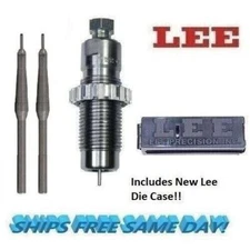 Lee Full Length Sizing Die for 6.5 Japanese 91053 & 2 Decapping Pins SE2425