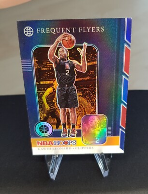 Panini 2019-20 Hoops Premium - Kawhi Leonard #8 - Frequent Flyers Orange Holo