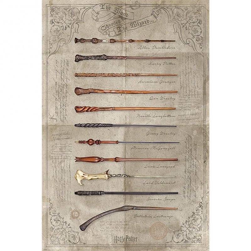 Harry Potter Poster - 161 Wands Poster *Official* 61 x 91.5cm Rolled