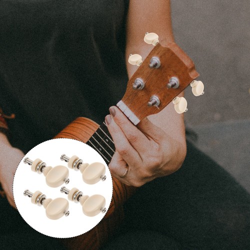 4 Pcs Knobs Tuning Keys Ukulele Tuner Pin Machines Tuners Pegs | eBay