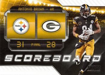 2018 Score #11 Antonio Brown Scoreboard NM