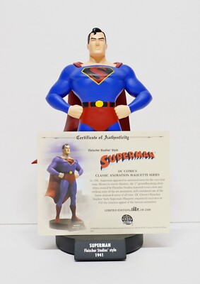 DC DIRECT SUPERMAN CLASSIC ANIMATION MAQUETTE STATUE FLEISCHERS