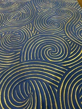 Large 3d wall art Modern Swirl Carved-like Picture. 32” x 48”