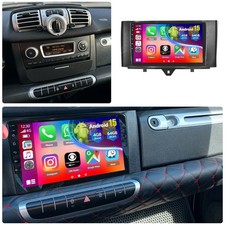 Per Smart Fortwo 451 2010-2015 4G+64GB CarPlay Autoradio Android 15 GPS DSP NAVI