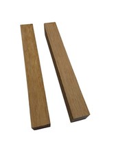 Oak  Hardwood Timber Offcuts DIY Hobby Woodworking Craft 2x Wood Pieces
