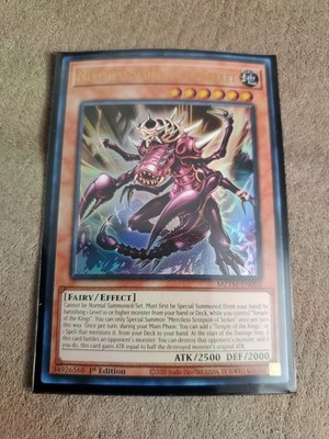 Yugioh! 1x Merciless Scorpion of Serket MZTM-EN002 Ultra Rare 1st Ed NM