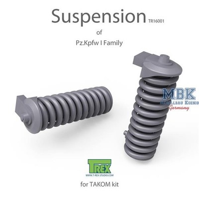 T-Rex Studio TREX16001 Pzkpfw I Suspension Set (for Takom) 1/16