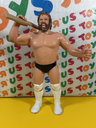 WWF LJN Hacksaw Jim Duggan w/ Original 2x4!! Vinta...