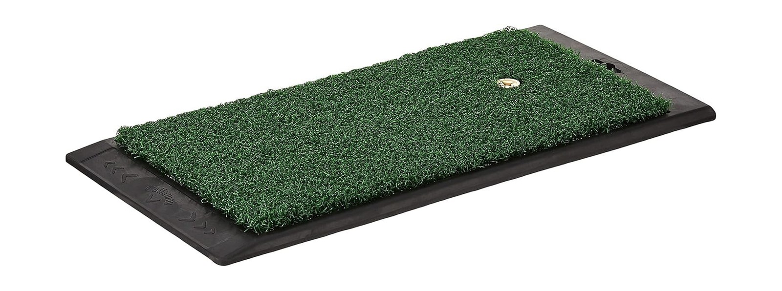 Hitting Mat With Weighted Rubber Base