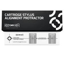 Turntable Phonograph LP Phono Cartridge Stylus Alignment Protractor Tool–High...