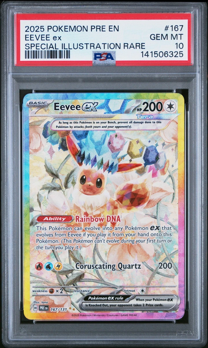 Eevee Pokémon TCG Professional Sports Authenticator (PSA) Grade 10