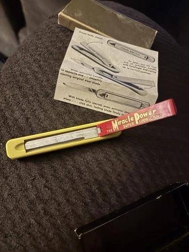 P&B Auto Part Baraboo Wi Miracle Power Super Lubricant Folding Pocket Knife Adv