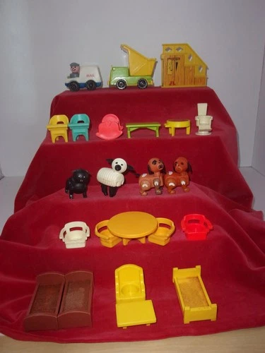 Fisher Price Little People vintage accessories furniture farm mail YOU CHOOSE