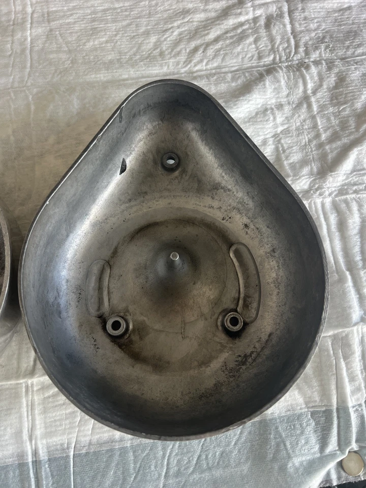 VINTAGE S&S air cleaner covers - Image 2 of 4