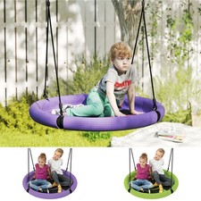 Nest Swing Seat for Kids, 100 cm Diameter Saucer Tree Swing Set