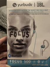 Auriculares deportivos Yurbuds FOCUS 500 PARA MUJER en azul cielo/gris