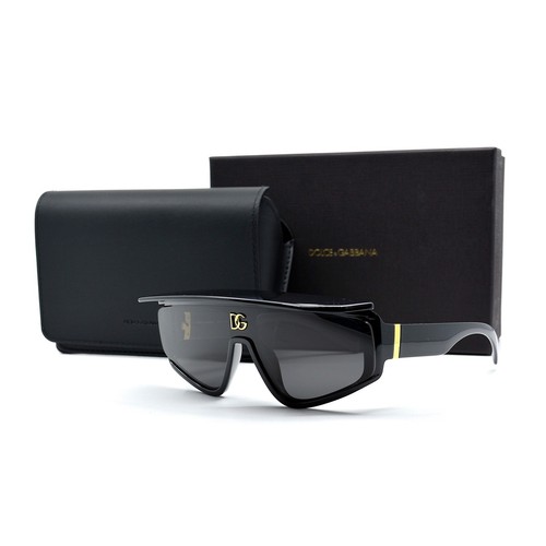 GAFAS DE SOL DOLCE&GABBANA DG6177 501/87 NEGRAS GRISES UNISEX AUTÉNTICAS Hechas en Italia - Imagen 3 de 14