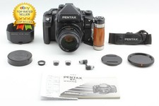 MINT w/ Hot Shoe Grip Pentax 67 II AE Finder 105mm f/2.4 Lens Hood Strap JAPAN