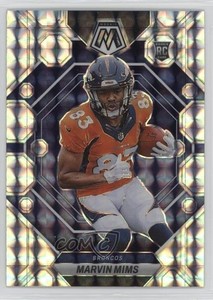 2023 Panini Mosaic Rookies Mosaic Prizm Marvin Mims #346 Rookie RC