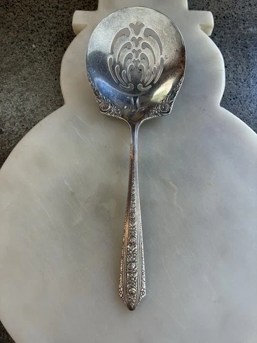Normandie by Wallace Sterling Silver Serving/tomato Spoon 8 3/4 Inches