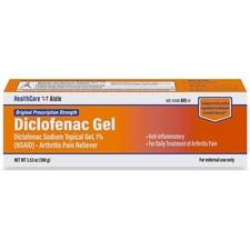 HealthCareAisle Diclofenac Gel, 1%, Arthritis Pain 100 Gram (Pack of 1), Gel