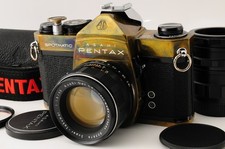 Aged Finish  Near MINT  PENTAX Spotmatic SP 35mm Film Camera 55mm F1.8 Lens JAPAN  