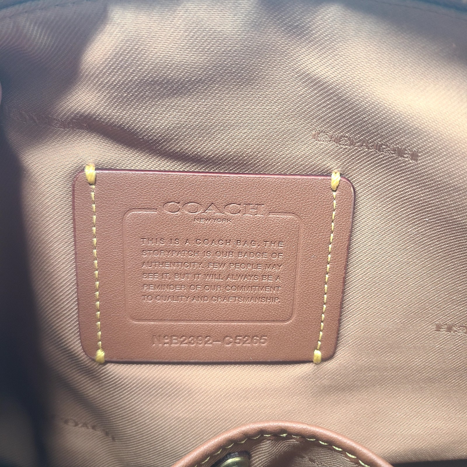 Coach Lori Canyon Mixed Pebbled Leather And Suede Shoulder Bag Purse Rust Orange image 9
