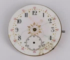 Antique Illinois Watch Co Springfield Dial & Movement 42mm - Parts
