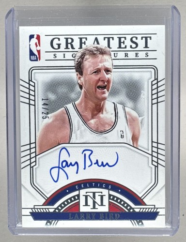 Larry Bird 2023 National Treasures #NGS-LBD NBA Greatest Auto /25