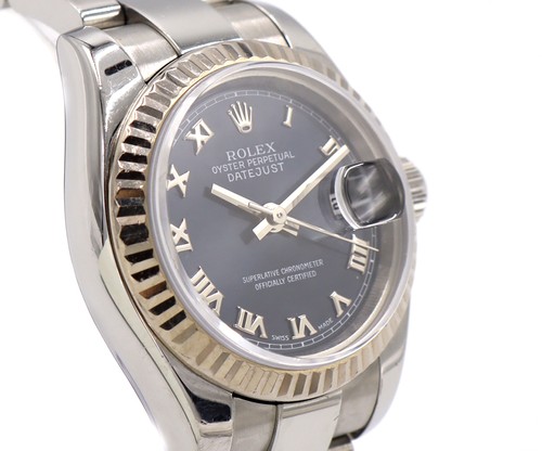 2005 Rolex Datejust 179174, 26mm, Blue Dial, 18K & Steel Watch - Picture 3 of 6