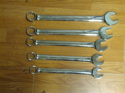 #ad #ad Craftsman Professional Large SAE Combination Wrench Set Full Polish 1quot; 1 5 16quot; $129.99