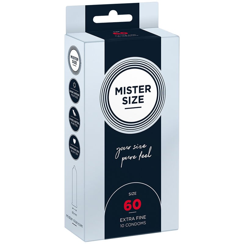 MISTER SIZE – KONDOMGRÖSSE XL 60 MM (10 EINHEITEN) – Kondom