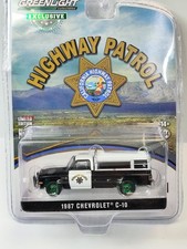 Green Light 1:64 1987 Chevrolet C-10 - California Highway Patrol Green Edition