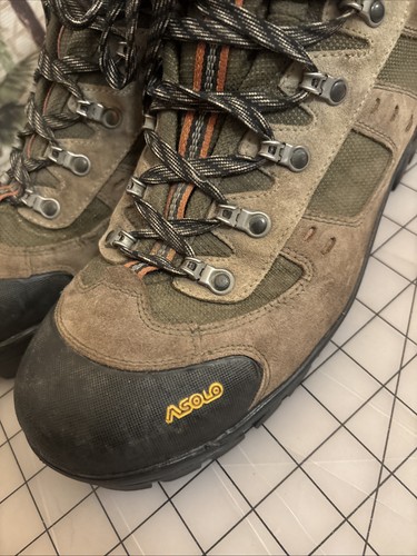 ASOLO GTX Gore-tex Waterproof Hiking Boots NEW VIBRAM SOLES Men’s Size US 12 - Picture 3 of 22